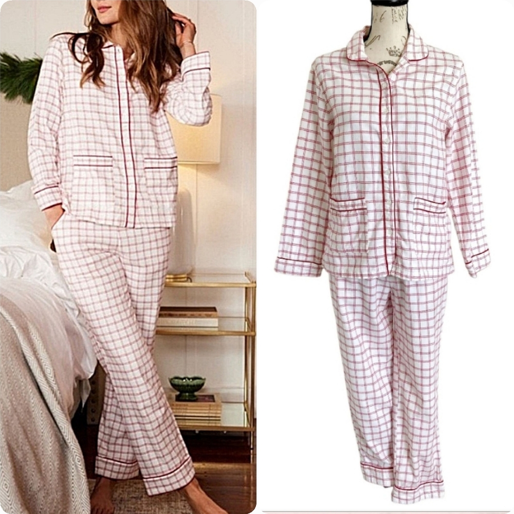 😴 LAKE | Women’s Cotton Pajamas Set | Long Sleeve | Size S 😴